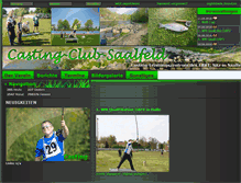 Tablet Screenshot of casting-club-saalfeld.de